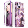 Θήκη Supcase Cosmo για Apple iPhone 14 Plus / 15 Plus, μωβ μαρμάρου