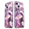 Θήκη Supcase Cosmo για Apple iPhone 14 Plus / 15 Plus, μωβ μαρμάρου