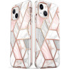 Θήκη Supcase Cosmo για Apple iPhone 14 Plus / 15 Plus, ροζ μάρμαρο