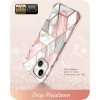 Θήκη Supcase Cosmo για Apple iPhone 14 Plus / 15 Plus, ροζ μάρμαρο