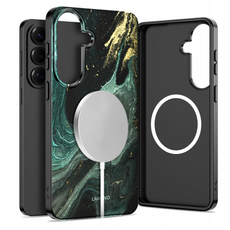 Θήκη Tech-Protect Lamano MagSafe για Samsung Galaxy A57 5G, Μαύρη και Πράσινη