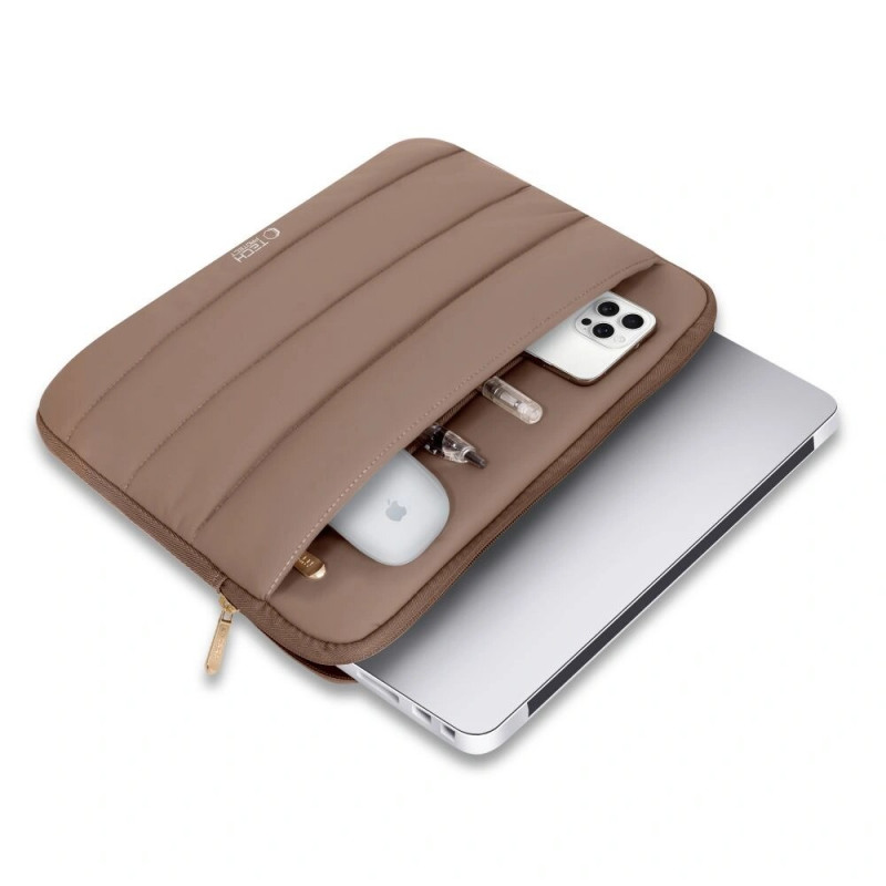 Tech-Protect Fluffy Θήκη Laptop 15-16", Walnut (Καφέ)