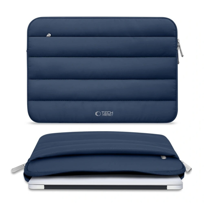 Θήκη Laptop Tech-Protect Fluffy 13-14" Μπλε Ναυτικό