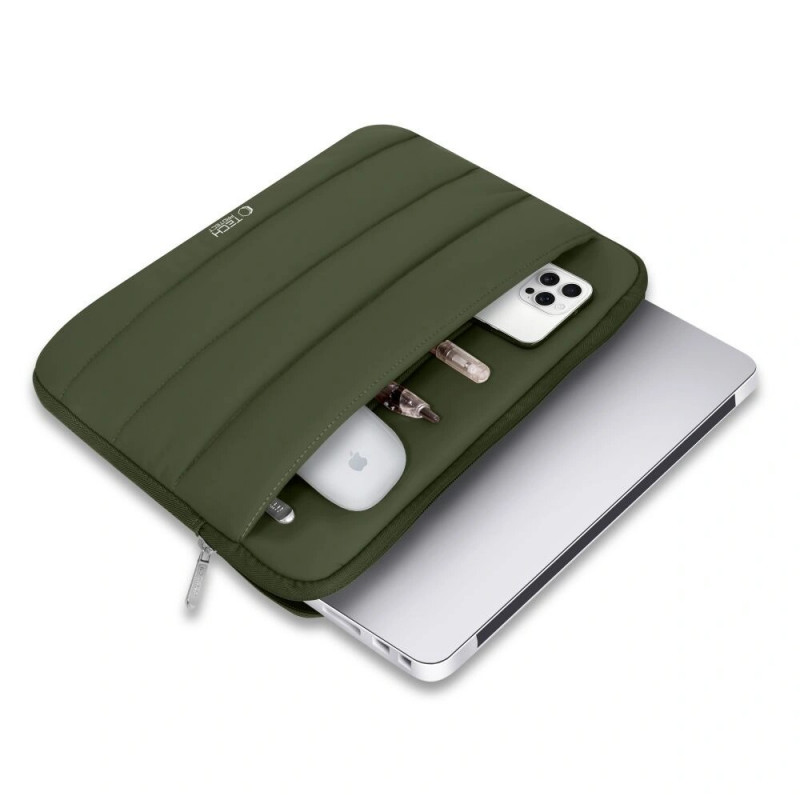 Tech-Protect Fluffy Θήκη Laptop 15-16", Army Green