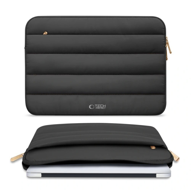 Θήκη Laptop Tech-Protect Fluffy 15-16", Μαύρη