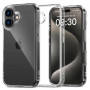 Θήκη Tech-Protect Flexair Hybrid για Apple iPhone 16, Διάφανη