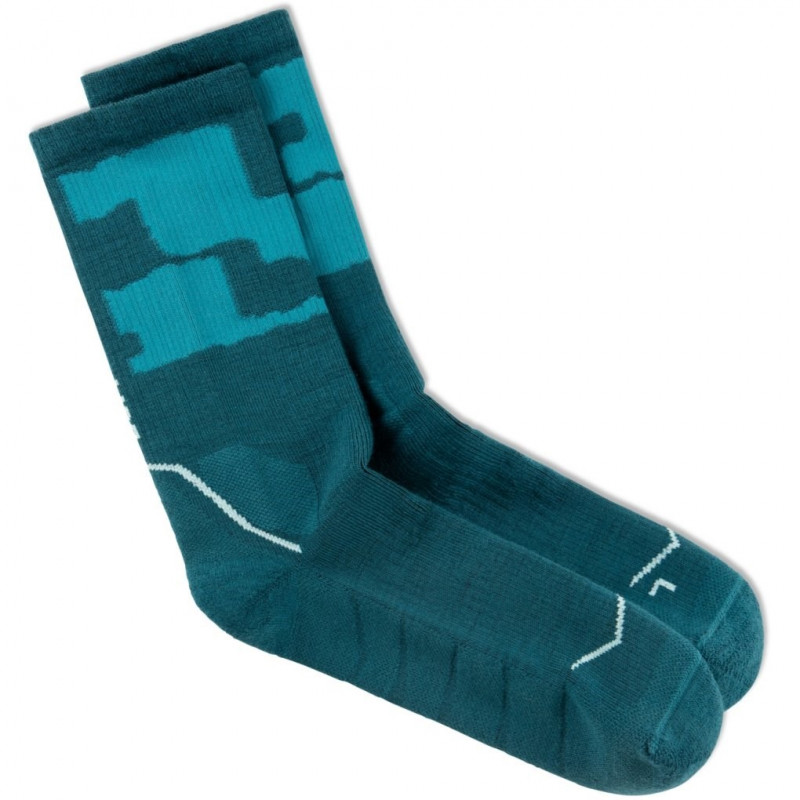 Buff Merino MW Crew Κάλτσες MWC2, Teal, L