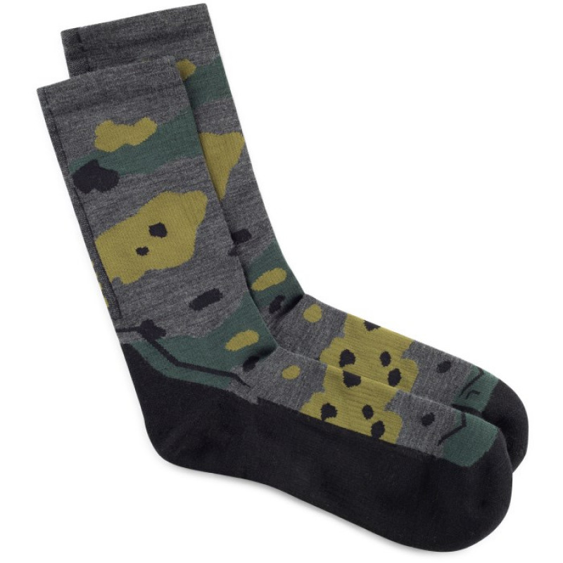Buff Merino Lightweight Crew Sock LWC2, Γκρι, L