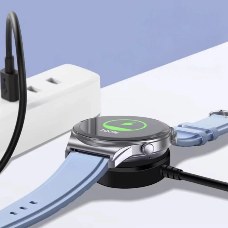 Tech-Protect MC03 UltraBoost Μαγνητικό Καλώδιο Φόρτισης USB-C 100 cm για Samsung Galaxy Watch, Μαύρο