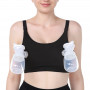 Momcozy YN08 Σουτιέν Άντλησης Hands-Free HF088-BL000S-A, Μαύρο, S