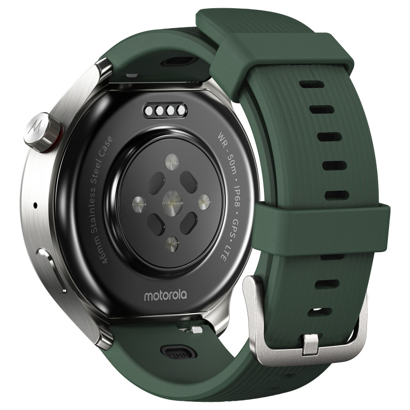 Motorola Moto Watch Ultra PBCX0007SE, ασημί