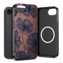Θήκη Tech-Protect Lamano MagSafe για Apple iPhone 16e / 17e, καφέ και μωβ (Velvet Night)