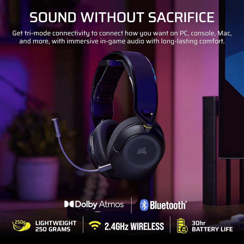 Corsair HS35 V3 Ασύρματο Headset για PlayStation CA-9011410-WW, Carbon