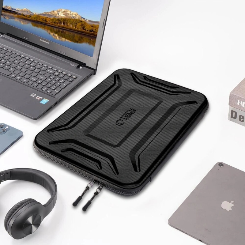 Θήκη για φορητό υπολογιστή Tech-Protect Kevlar Pro 15-16", Μαύρη