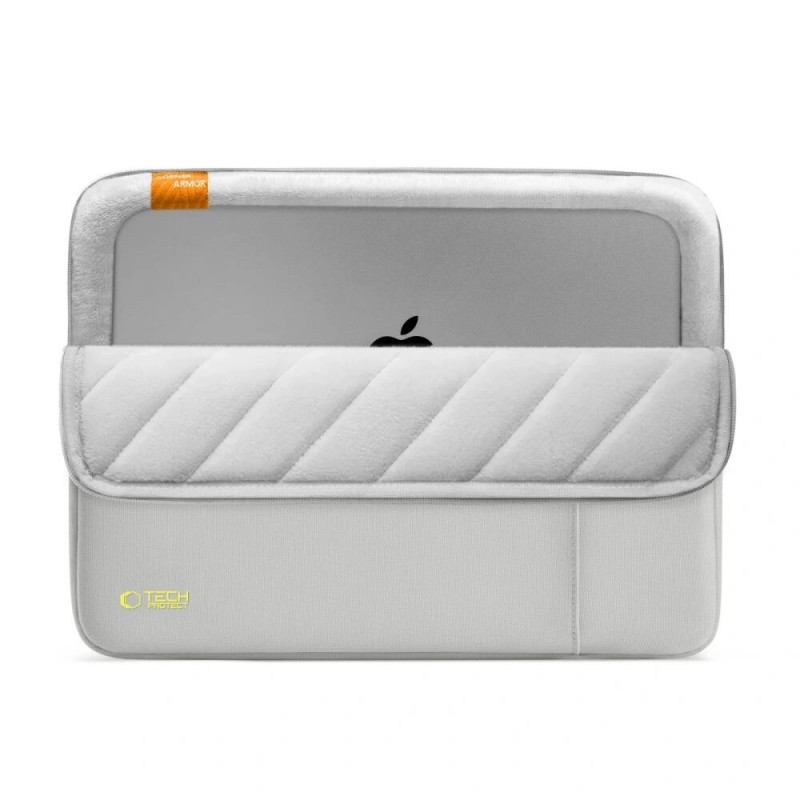 Θήκη Laptop Tech-Protect Defender 15-16", Γκρι Κιμωλίας