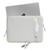 Θήκη Laptop Tech-Protect Defender 15-16", Γκρι Κιμωλίας