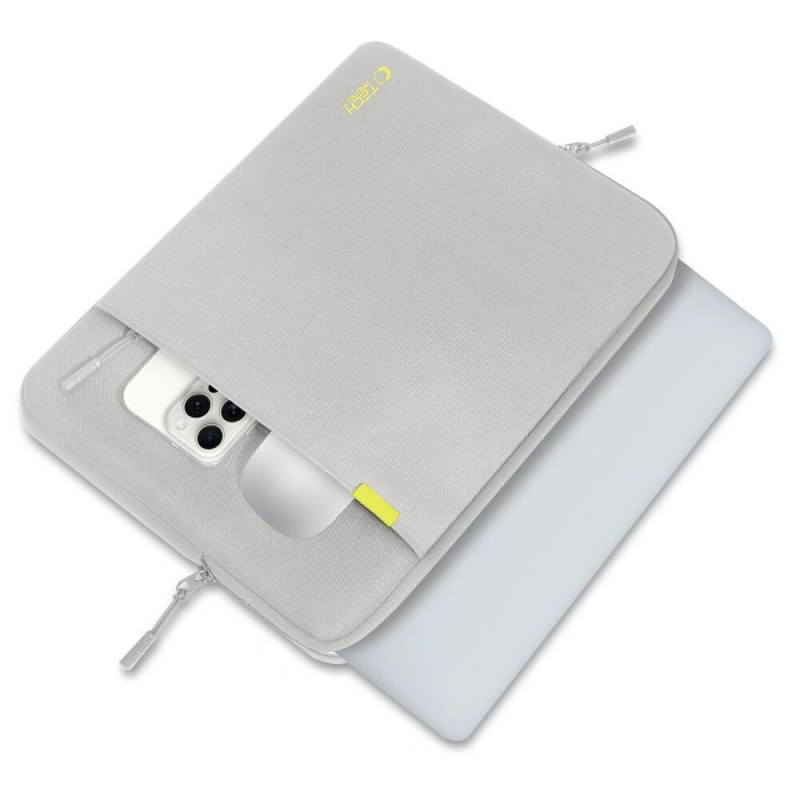 Θήκη Laptop Tech-Protect Defender 15-16", Γκρι Κιμωλίας