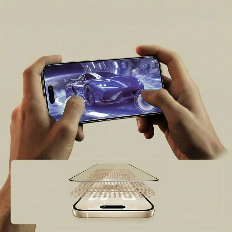 Tech-Protect Glass Fit+ Ενισχυμένο Γυαλί για Google Pixel 9a / 10a (2 τεμ.), Μαύρο
