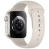 Tech-Protect Λουράκι Σιλικόνης για Apple Watch 8 / 9 / 10 / 11 / 12 / SE / Ultra 44/45/46/49 mm, Starlight