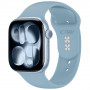 Tech-Protect Λουράκι σιλικόνης για Apple Watch 8 / 9 / 10 / 11 / 12 / SE / Ultra 44/45/46/49 mm, Blue Jeans
