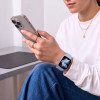 Tech-Protect Λουράκι σιλικόνης για Apple Watch 8 / 9 / 10 / 11 / 12 / SE / Ultra 44/45/46/49 mm, Blue Jeans