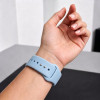 Tech-Protect Λουράκι σιλικόνης για Apple Watch 8 / 9 / 10 / 11 / 12 / SE / Ultra 44/45/46/49 mm, Blue Jeans
