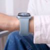 Tech-Protect Λουράκι σιλικόνης για Apple Watch 8 / 9 / 10 / 11 / 12 / SE / Ultra 44/45/46/49 mm, Blue Jeans