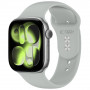 Tech-Protect Σιλικόνης Λουράκι για Apple Watch 8 / 9 / 10 / 11 / 12 / SE / Ultra 44/45/46/49 mm, Lunar Grey