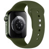 Tech-Protect Λουράκι σιλικόνης για Apple Watch 8 / 9 / 10 / 11 / 12 / SE / Ultra 44/45/46/49 mm, λαδί