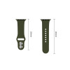 Tech-Protect Λουράκι σιλικόνης για Apple Watch 8 / 9 / 10 / 11 / 12 / SE / Ultra 44/45/46/49 mm, λαδί