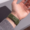 Tech-Protect Λουράκι σιλικόνης για Apple Watch 8 / 9 / 10 / 11 / 12 / SE / Ultra 44/45/46/49 mm, λαδί