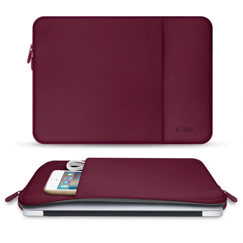 Θήκη Laptop Tech-Protect Neoprene 14" Burgundy