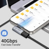 Tech-Protect UltraBoost AA01 Γωνιακός Προσαρμογέας USB-C, Γκρι