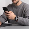 Tech-Protect Σιλικόνης Λουράκι για Apple Watch 8 / 9 / 10 / 11 / 12 / SE / Ultra 44/45/46/49 mm, Μαύρο