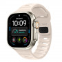 Tech-Protect Silicone Line Apple Watch 8 / 9 / 10 / 11 / 12 / SE / Ultra 44/45/46/49 mm Λουράκι, Stone
