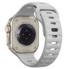 Tech-Protect Silicone Line Apple Watch 8 / 9 / 10 / 11 / 12 / SE / Ultra 44/45/46/49 mm Λουράκι, Lunar Grey