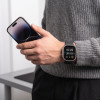 Tech-Protect Silicone Line Apple Watch 8 / 9 / 10 / 11 / 12 / SE / Ultra 44/45/46/49 mm Λουράκι, Μαύρο