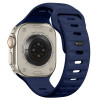 Tech-Protect Silicone Line Apple Watch 8 / 9 / 10 / 11 / 12 / SE / Ultra 44/45/46/49 mm Λουράκι, Atlantic Blue