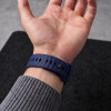 Tech-Protect Silicone Line Apple Watch 8 / 9 / 10 / 11 / 12 / SE / Ultra 44/45/46/49 mm Λουράκι, Atlantic Blue