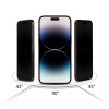 Tech-Protect Anti Spy Glass Pro+ Εμπιστευτικό Τζάμι από Σκληρυμένο Γυαλί για Apple iPhone 17e / 16e / 14 / 13 Pro / 13 (2 τεμ.), Μαύρο