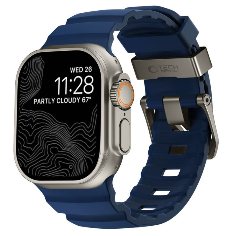 Tech-Protect Motion Λουράκι Apple Watch 8 / 9 / 10 / 11 / 12 / SE / Ultra 44/45/46/49 mm, Nautical Blue