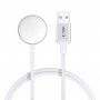 Tech-Protect MC02 UltraBoost Μαγνητικός Φορτιστής Καλώδιο USB-A 100 cm για Apple Watch, Λευκό