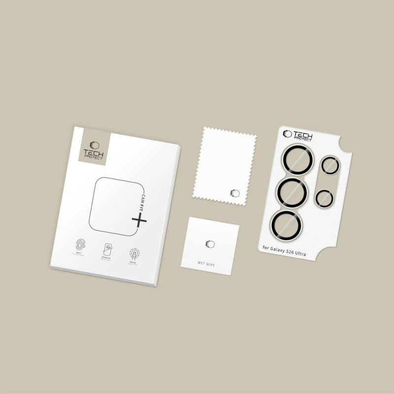 Tech-Protect Camring Fit+ Προστατευτικό Κάμερας για Samsung Galaxy S26 Ultra, Διάφανο
