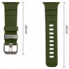Tech-Protect Motion Apple Watch 8 / 9 / 10 / 11 / 12 / SE / Ultra 44/45/46/49 mm Λουράκι, Tactical Green