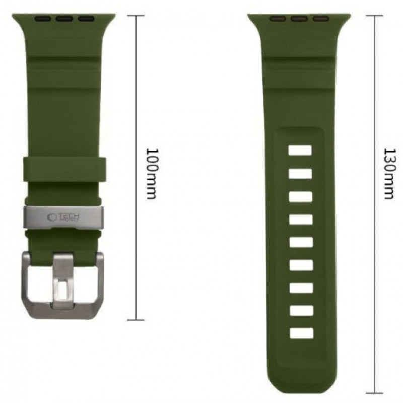 Tech-Protect Motion Apple Watch 8 / 9 / 10 / 11 / 12 / SE / Ultra 44/45/46/49 mm Λουράκι, Tactical Green