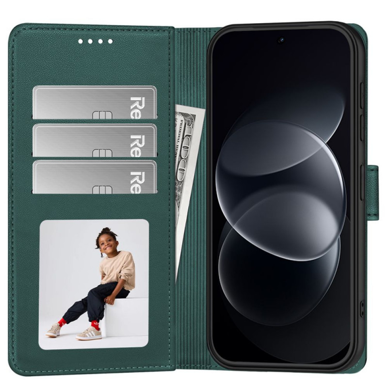 Θήκη πορτοφόλι Tech-Protect για Xiaomi Redmi Note 17 Pro 5G, πράσινη