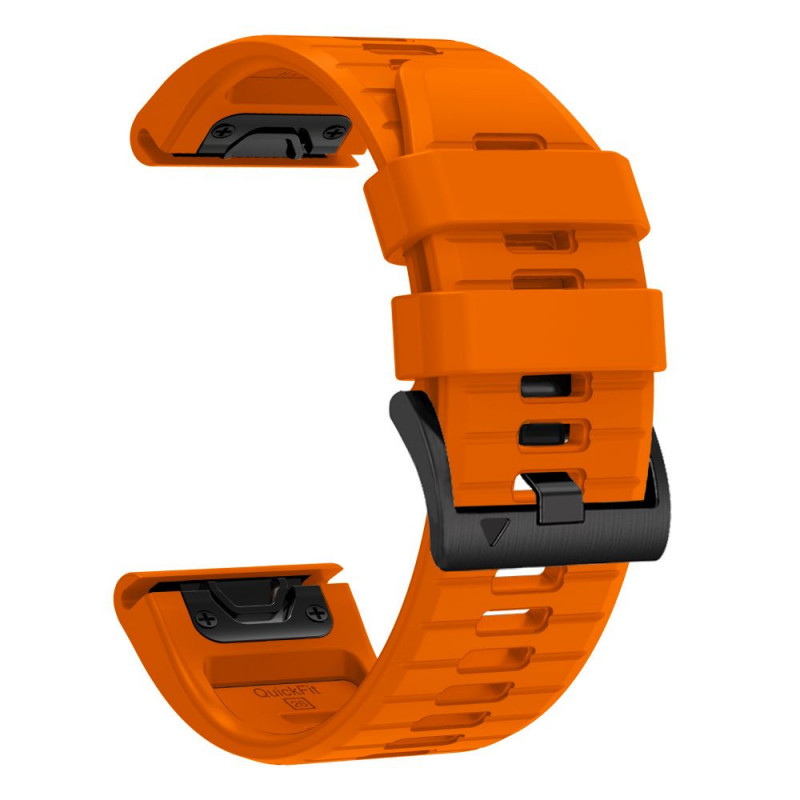 Tech-Protect Σιλικόνης Garmin Fenix 5 / 6 / 6 Pro / 7 / 8 / 8 Pro / E / 9 / 9 Pro 51 mm Λουράκι, Signal Orange