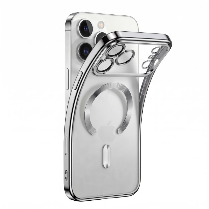 Θήκη Tech-Protect Magflex MagSafe για Apple iPhone 17 Pro / 18 Pro, ασημί γυαλιστερό