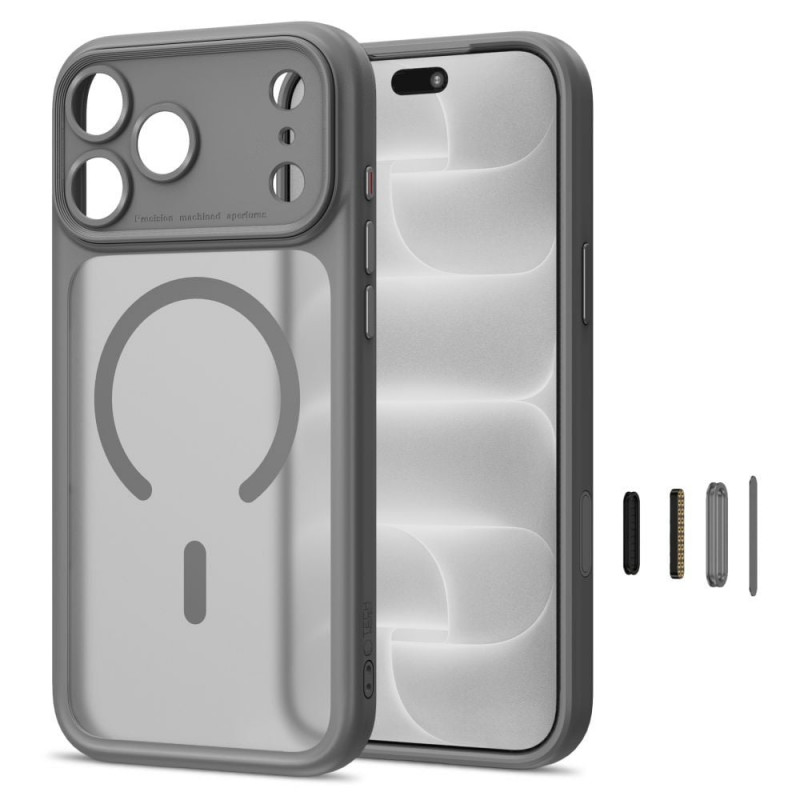 Θήκη Tech-Protect MagPeak MagSafe CC για Apple iPhone 17 Pro Max / 18 Pro Max THP6113, Matte Titanium