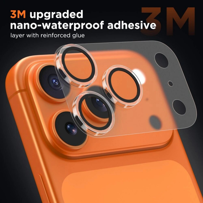 Tech-Protect Camfull Fit+ Θήκη Κάμερας για Apple iPhone 17 Pro, Ματ Διαφανής